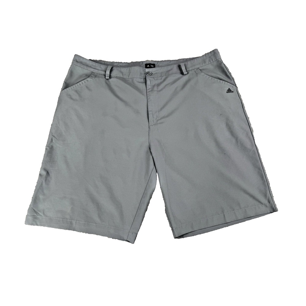 Adidas Gray Golf Shorts Men's Size 40 Pockets Performance Athletic Summer